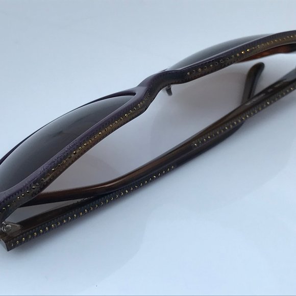 Judith Leiber Women Sunglasses JL1169 Purple Frame - Picture 16 of 16